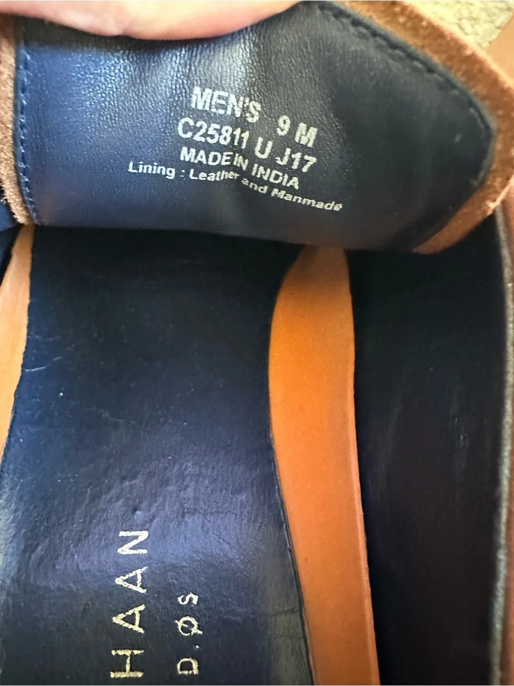 Cole Haan Grand OS Brown Tan Leather Oxford Dress Shoes Men's Size 9.5 M C25811